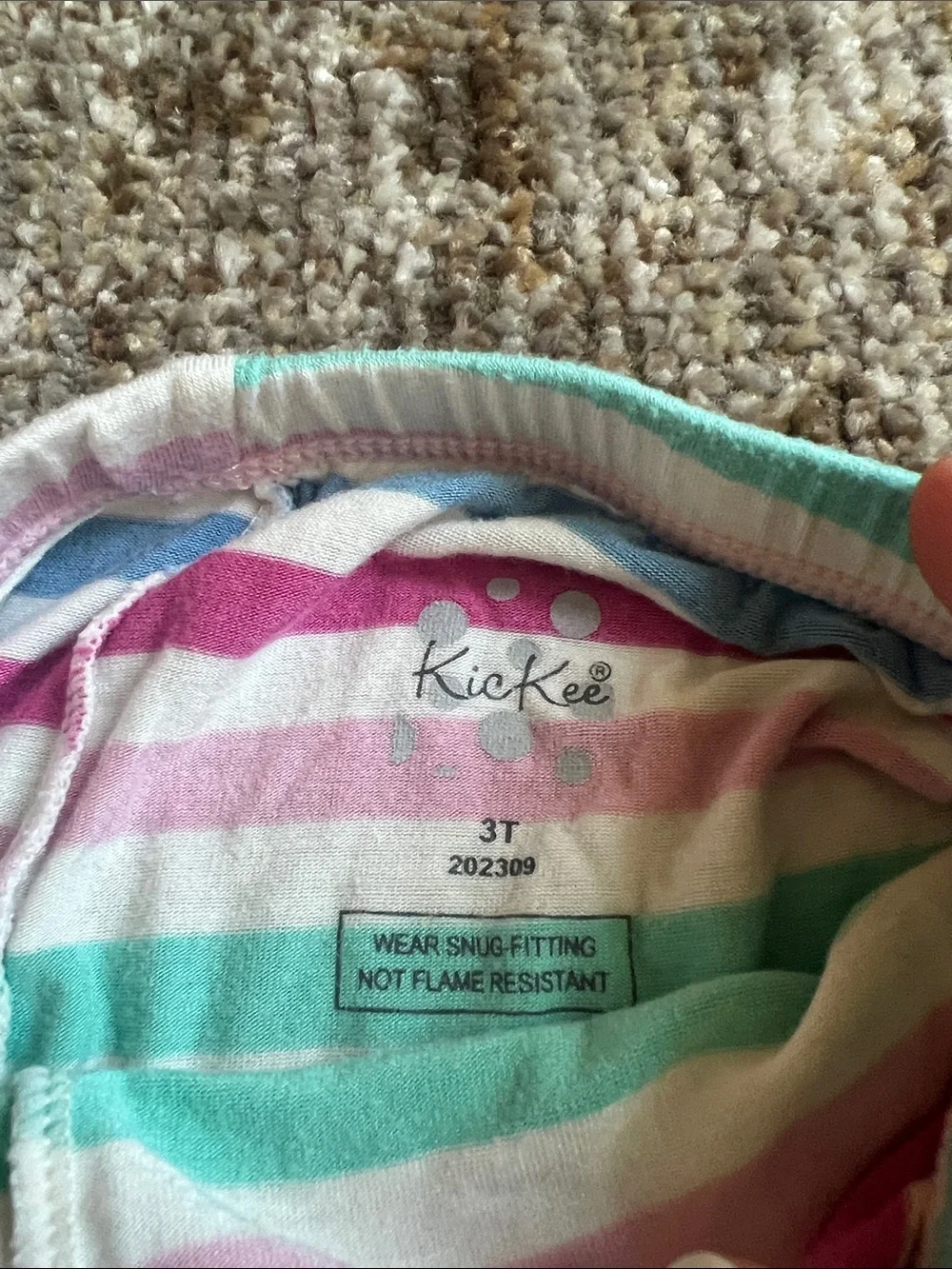 Kickee Pants Toddler Girls 3T Pajama Set